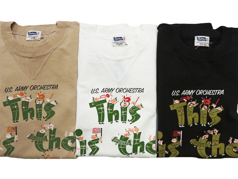 フェローズ PHERROW'S 長袖 Tシャツ プリント "This is the Army" 25W-PVGS1