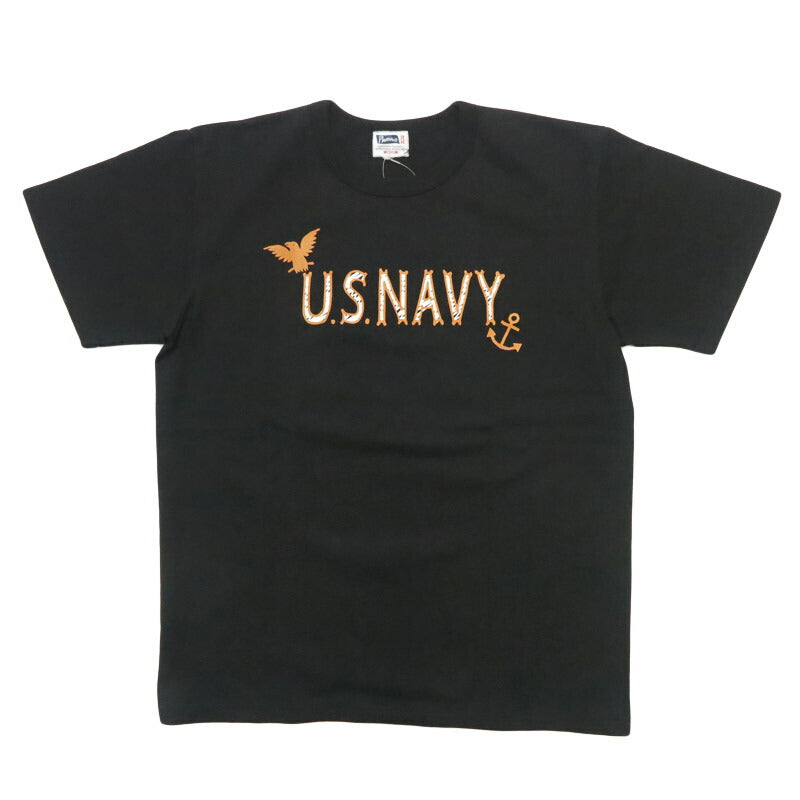 フェローズ PHERROW'S 半袖 Tシャツ「U.S.NAVY」プリント 26S-PMT4【2026年春夏新作】