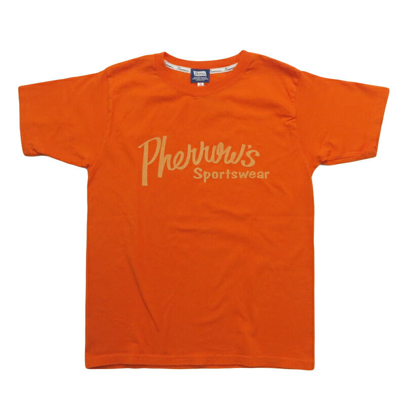 フェローズ PHERROW'S Kurzarm T-Shirt Print Logo „Pherrow's“ 26S-PT1【2026年春夏新作】