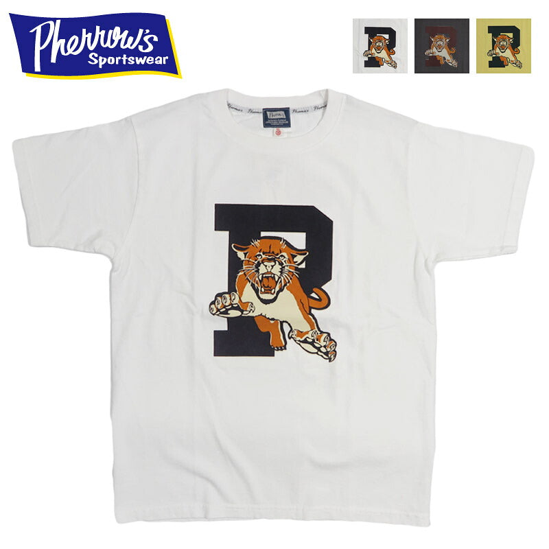 フェローズ PHERROW'S 半袖 プリントTシャツ