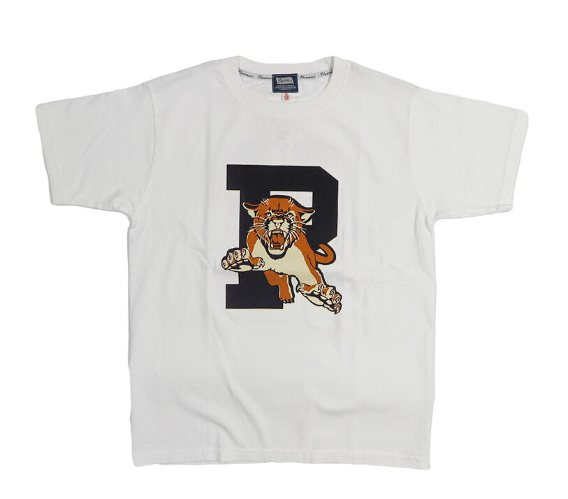 フェローズ PHERROW'S 半袖 プリントTシャツ  " P " 26S-PT22 【2026年春夏新作】