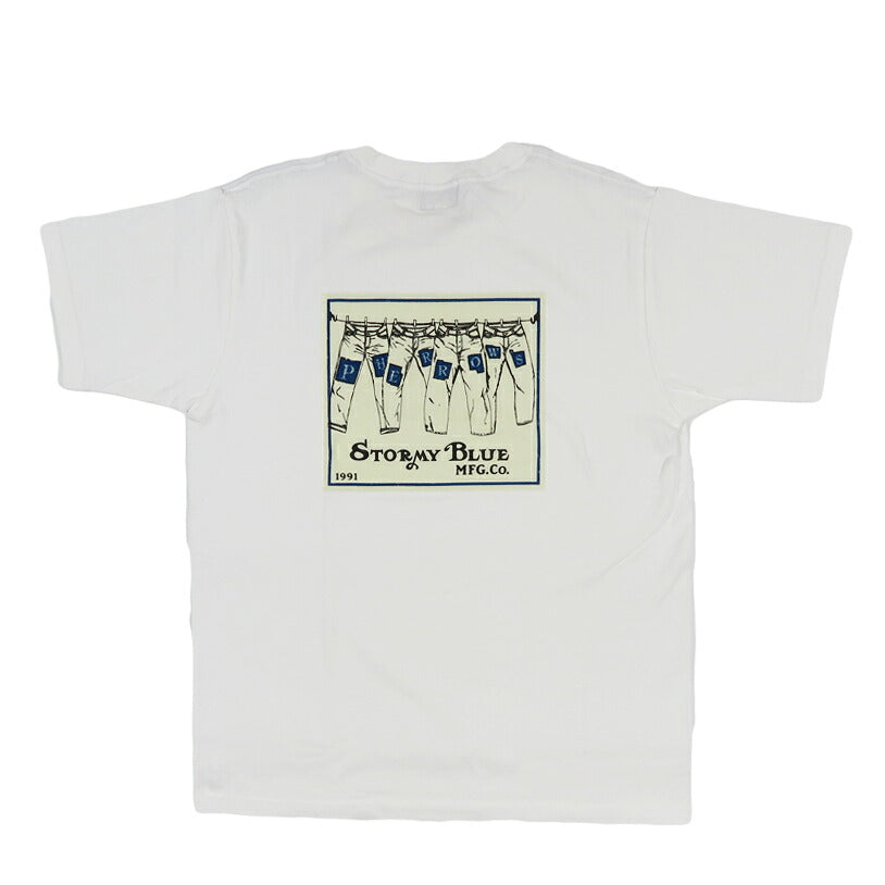 フェローズ PHERROW'S 半袖 プリントTシャツ ”STORMY BLUE” 26S-PT26【2026年春夏新作】