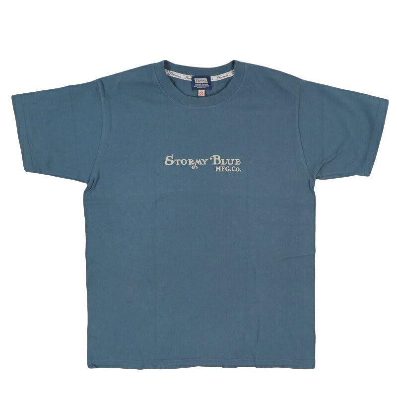 フェローズ PHERROW'S 半袖 プリントTシャツ ”STORMY BLUE” 26S-PT26【2026年春夏新作】