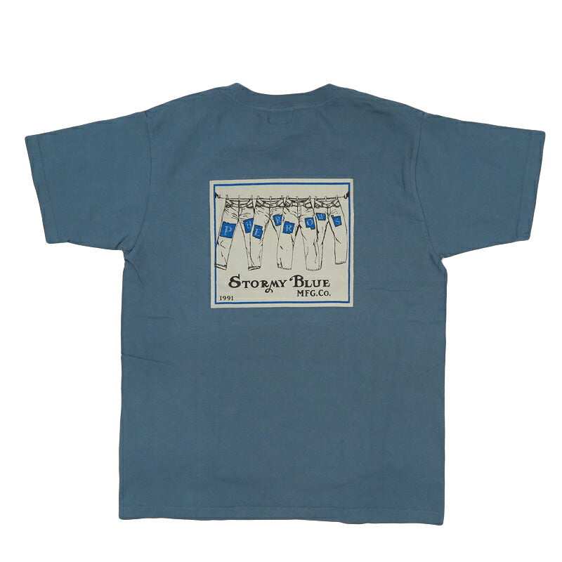 フェローズ PHERROW'S 半袖 プリントTシャツ ”STORMY BLUE” 26S-PT26【2026年春夏新作】