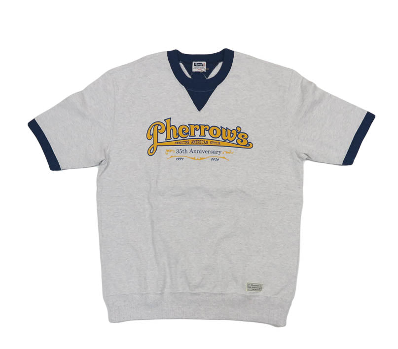 フェローズ PHERROW'S 半袖 Tシャツ 35周年プリントモデル 26S-PVGT-35TH【2026年春夏新作】