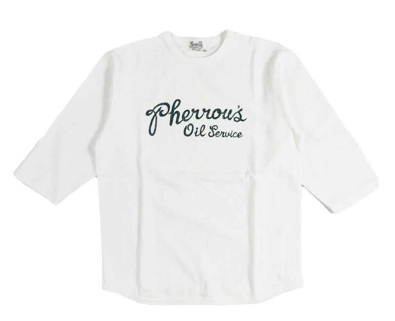 フェローズ PHERROW'S 五分袖 ロゴプリントTシャツ  26W-PBT1 【2026年秋冬新作】