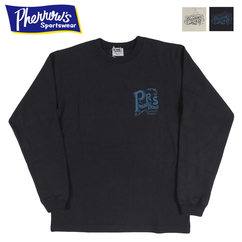 フェローズ PHERROW'S 長袖 ロゴプリントTシャツ  26W-PLT3 【2026年秋冬新作】