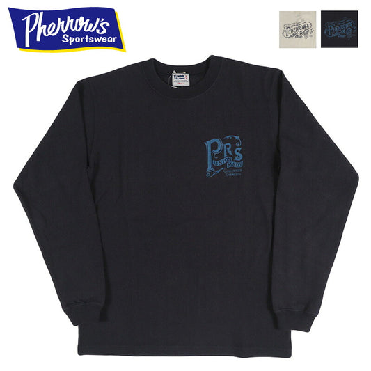 フェローズ PHERROW'S 長袖 ロゴプリントTシャツ  26W-PLT3 【2026年秋冬新作】
