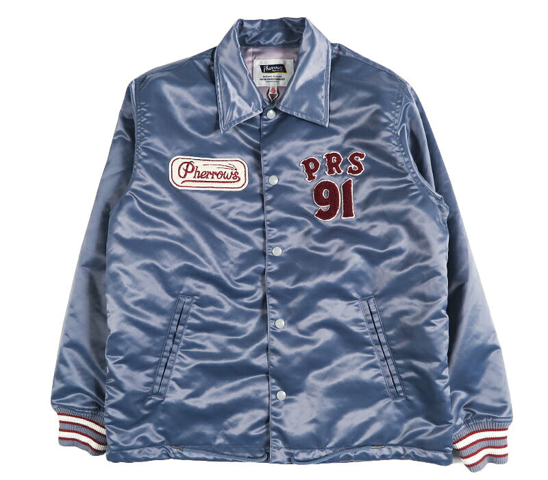 フェローズ PHERROW'S PRS 91 NYLON COACH JACKET ロゴコーチジャケット ナイロン ウインドブレーカー 26W-PNSJ1 【2026年秋冬新作】