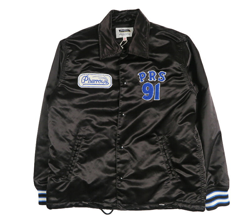フェローズ PHERROW'S PRS 91 NYLON COACH JACKET ロゴコーチジャケット ナイロン ウインドブレーカー 26W-PNSJ1 【2026年秋冬新作】
