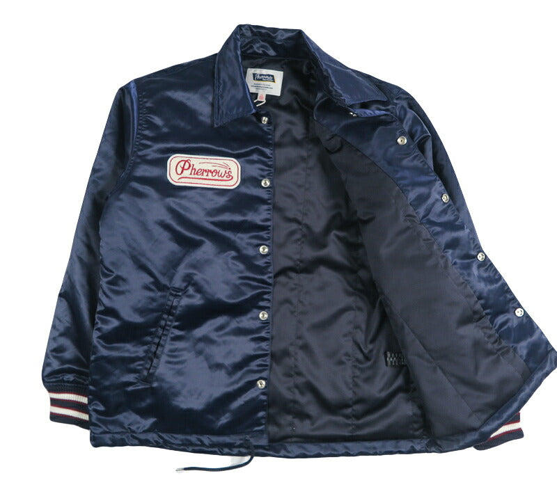 フェローズ PHERROW'S PRS 91 NYLON COACH JACKET ロゴコーチジャケット ナイロン ウインドブレーカー 26W-PNSJ1 【2026年秋冬新作】