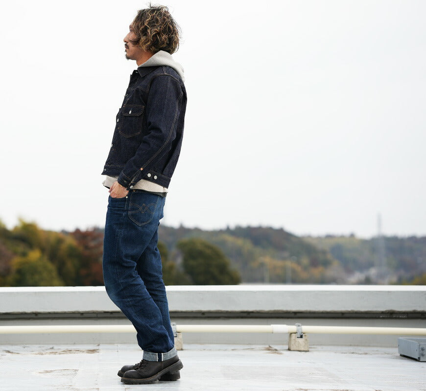 フェローズ Pherrow's 13,5oz Denimjacke 2nd Second-Typ Jeansjacke Starch-Waschung 407J-SW 【2026年春夏新作】