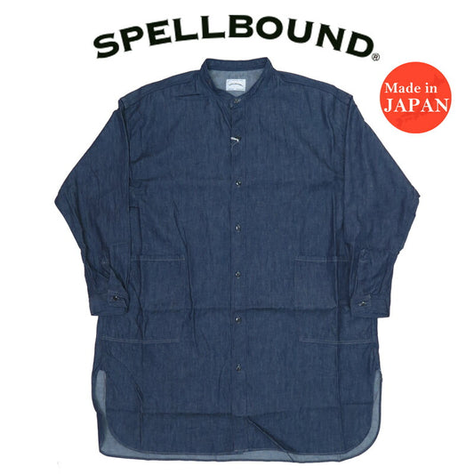 SPELLBOUND Chemise overshirt manches longues denim 6oz One Wash 46-177E