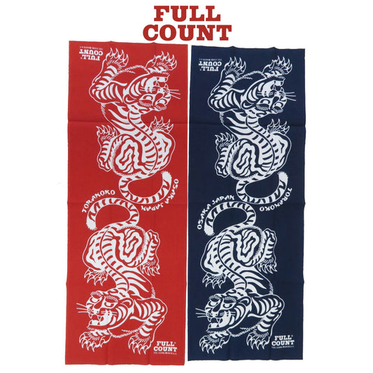 FULLCOUNT フルカウント てぬぐい Liam Alvyデザイン スカーフ ハンカチ バンダナ 6032