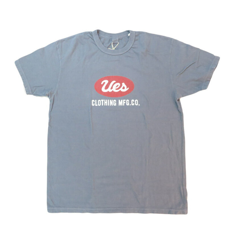 UES ウエス เสื้อยืดแขนสั้น UES โลโก้ คอปกบิด 652501