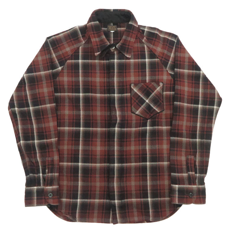 デラックスウェア DELUXEWARE แขนยาว เชิ้ต เช็ค ลากรานสลีฟ "DELUXE STYLE SHIRT" 7649B