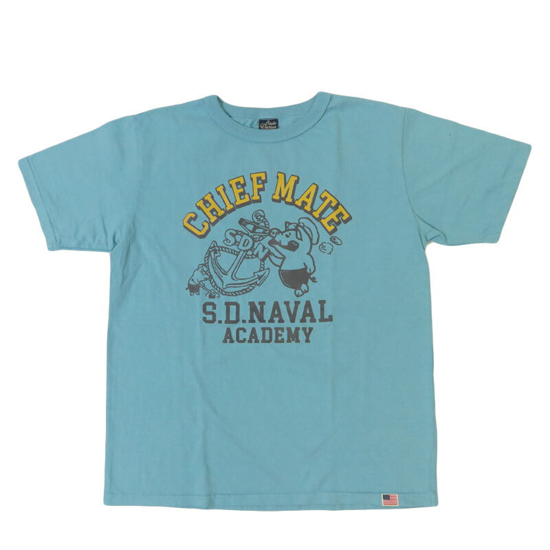 ダルチザン ステュディオ・ダ・ルチザン STUDIO D'ARTISAN เสื้อยืดแขนสั้นตัวถัง US พิมพ์ลาย "CHIEF MATE" 8182A