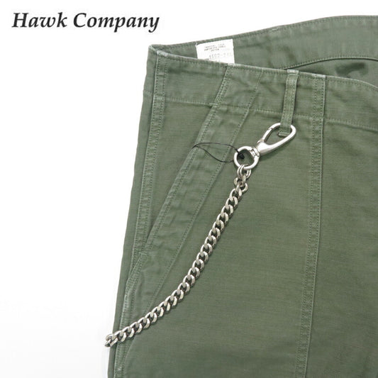 ホークカンパニー HAWK COMPANY Zilveren portemonnee ketting Kihei ketting 830-61-02