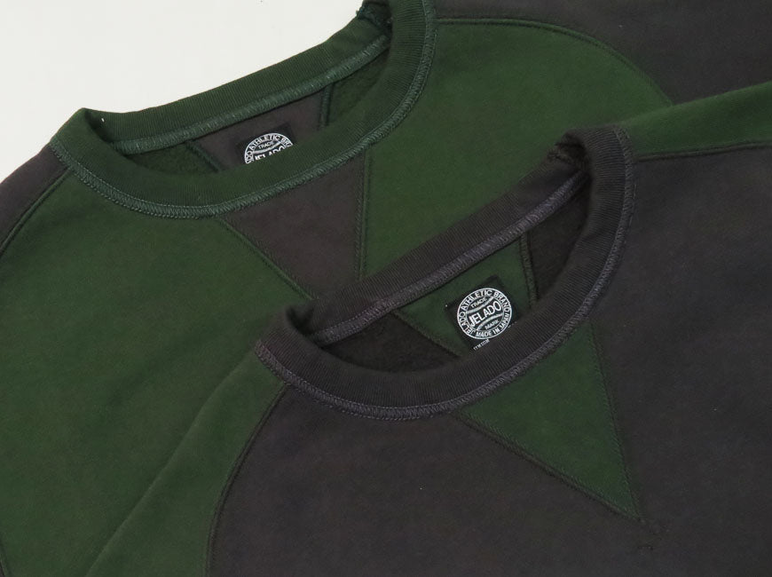 JELADO ジェラード Freedom Sleeve Rundkörper Rundhals Sweatshirt 2TONE AB11211