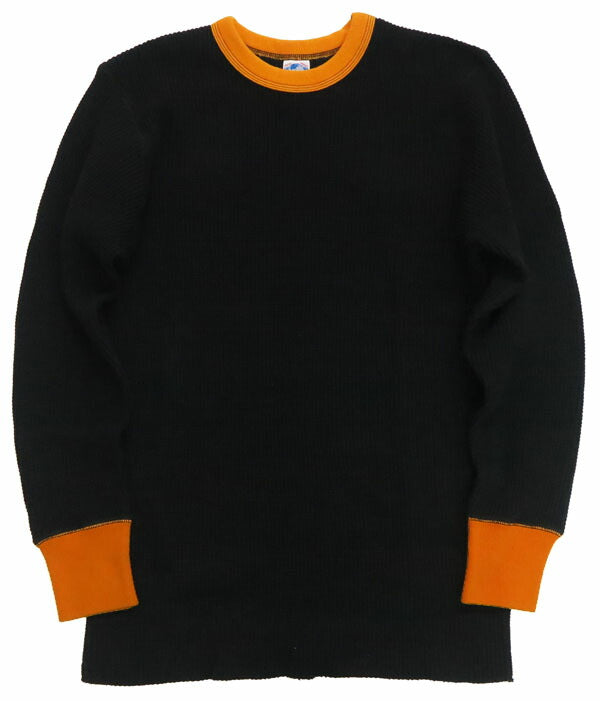 JELADO ジェラード メガ サーマル クルーネック 長袖 Tシャツ 2トーン カットソー AB12226
