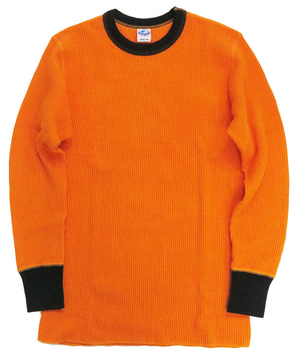 JELADO ジェラード メガ サーマル クルーネック 長袖 Tシャツ 2トーン カットソー AB12226