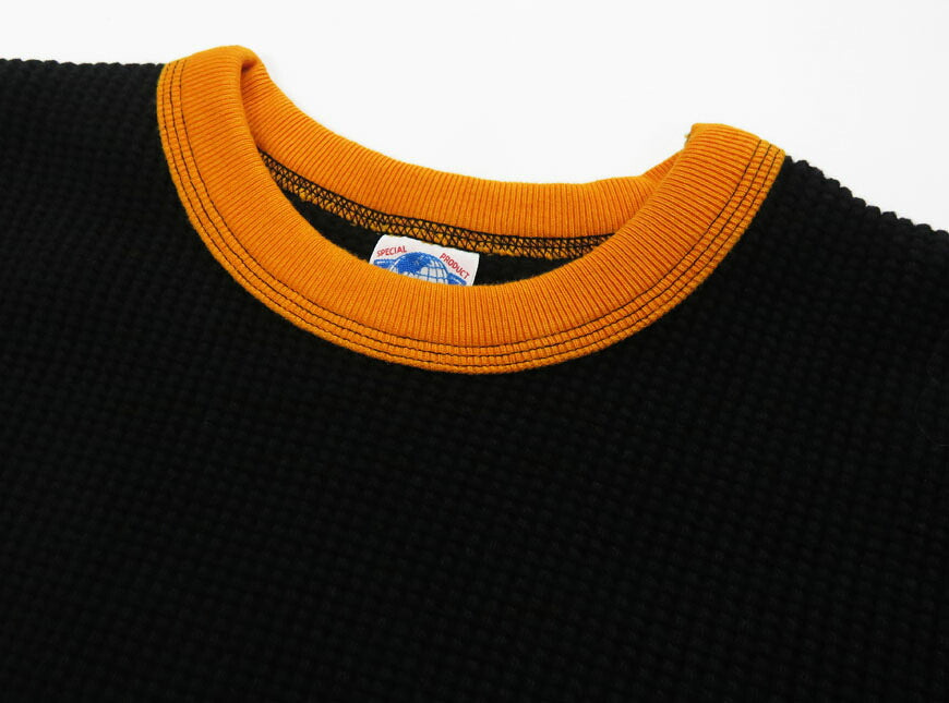 JELADO ジェラード メガ サーマル クルーネック 長袖 Tシャツ 2トーン カットソー AB12226