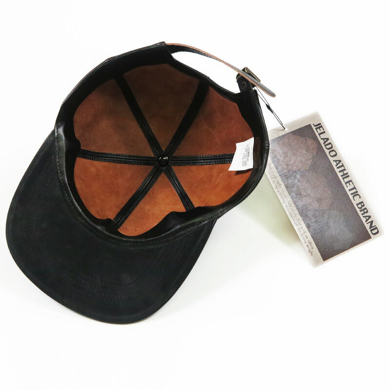 JELADO × BRUNEL ＆ Co. HATMAKERS หมวกเบสบอลหนังม้าสีน้ำตาลแกนชา เจลาร์โด AB12750