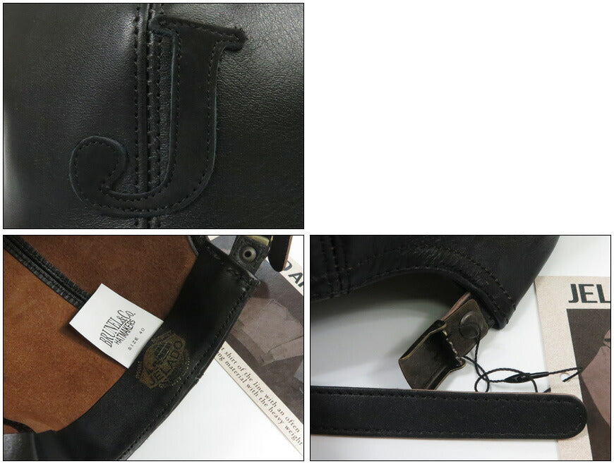 JELADO × BRUNEL ＆ Co. HATMAKERS หมวกเบสบอลหนังม้าสีน้ำตาลแกนชา เจลาร์โด AB12750