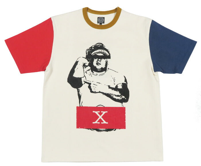 JELADO ジェラード เสื้อยืดแขนสั้นผ้าหนักลายมวยปล้ำ AB21232 【คอลเลกชันฤดูใบไม้ผลิ/ฤดูร้อน 2026】