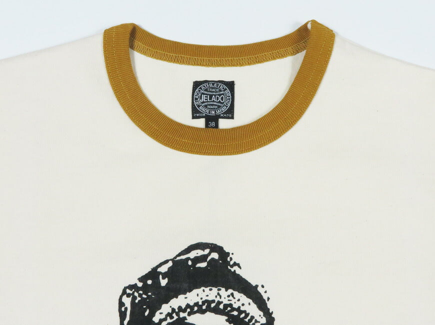 JELADO ジェラード เสื้อยืดแขนสั้นผ้าหนักลายมวยปล้ำ AB21232 【คอลเลกชันฤดูใบไม้ผลิ/ฤดูร้อน 2026】
