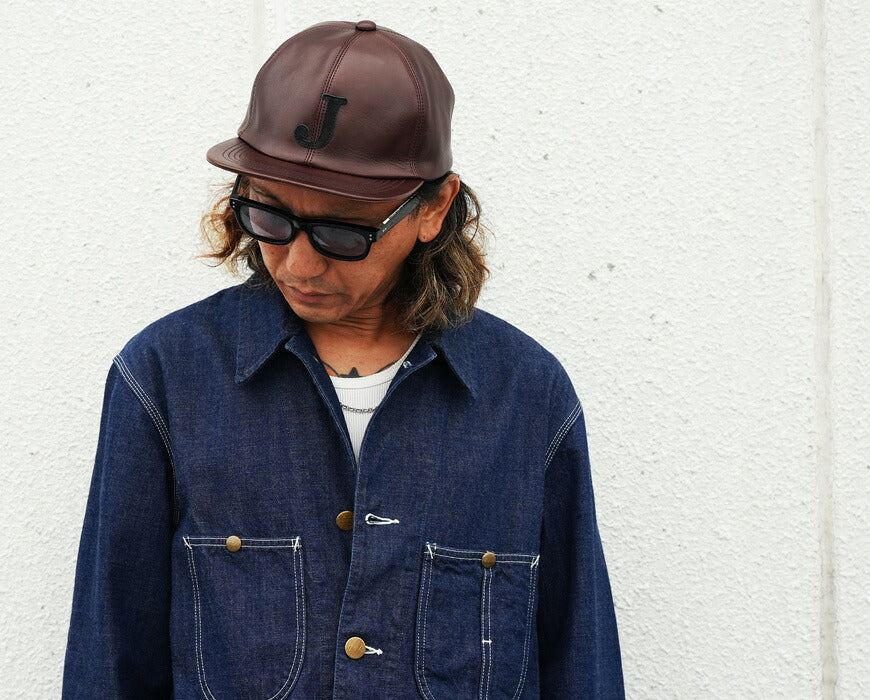 JELADO × BRUNEL ＆ Co. HATMAKERS 茶芯ホースハイド ベースボール キャップ 馬革 レザー ジェラード AB23757 【2026年秋冬新作】