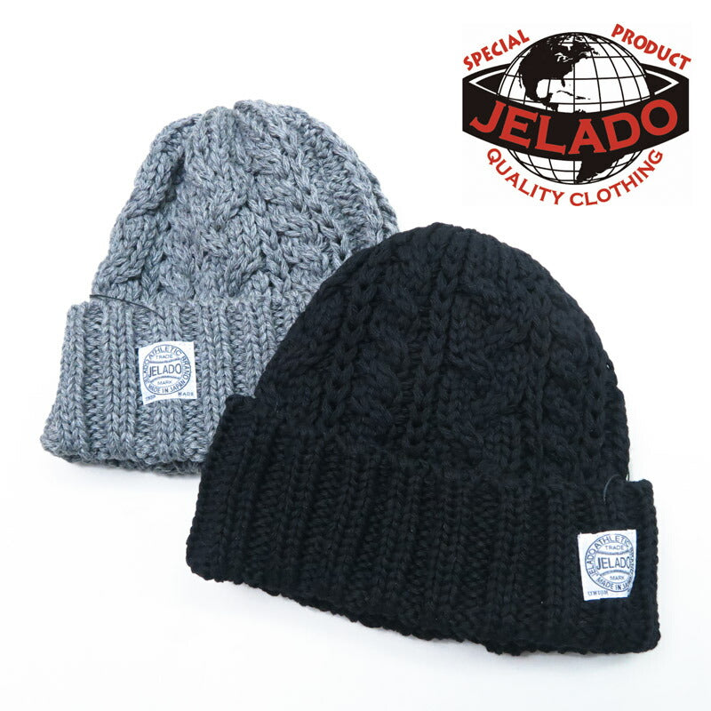 JELADO ジェラード ケーブル編み ウールニット ワッチ キャップ ニット帽 Wool Cable Watch Cap  AB94704-24AW