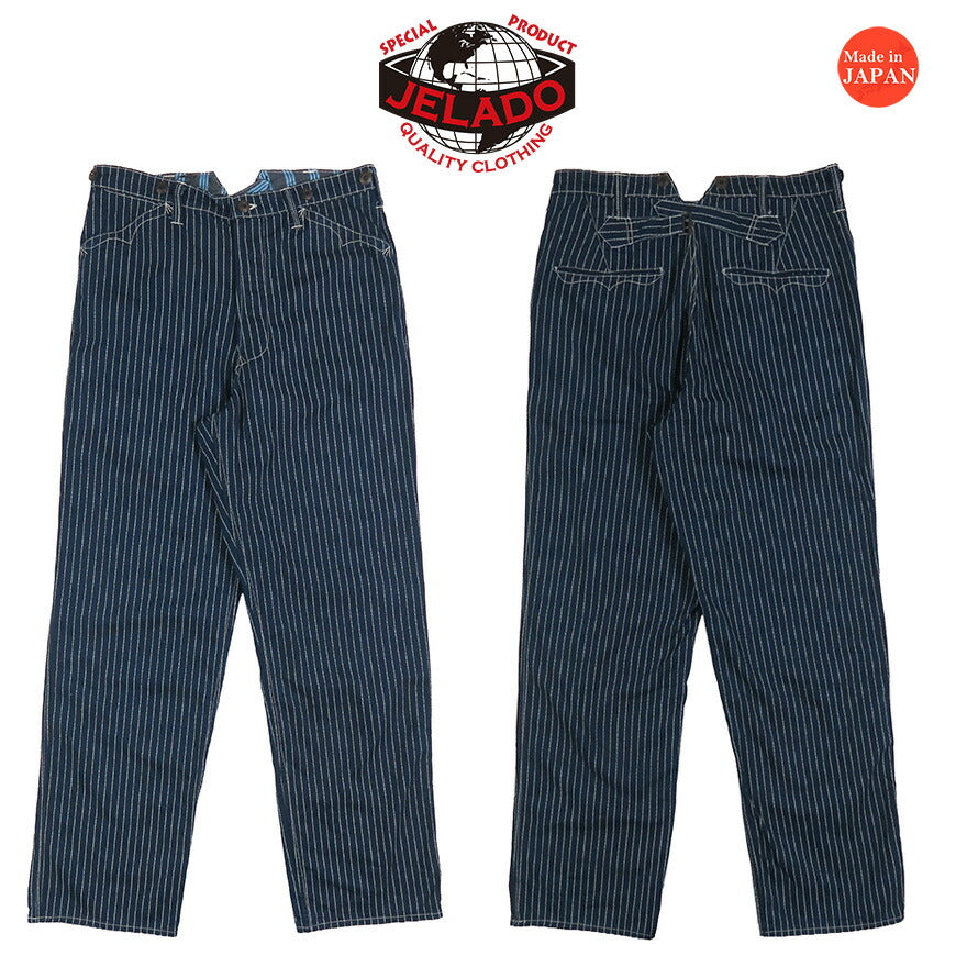 JELADO ジェラード ウォバッシュストライプ ワーク トラウザーズ パンツ Dugout Trousers Last Resort AG21322 【2026年春夏新作】
