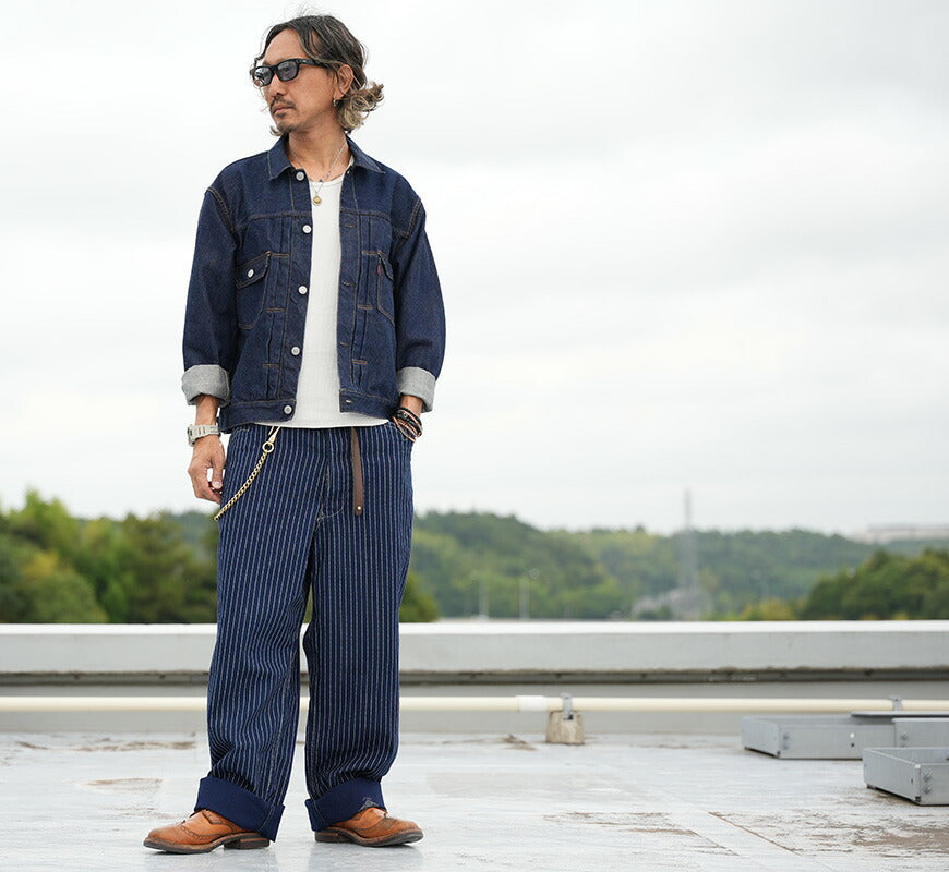 JELADO ジェラード ウォバッシュストライプ ワーク トラウザーズ パンツ Dugout Trousers Last Resort AG21322 【2026年春夏新作】