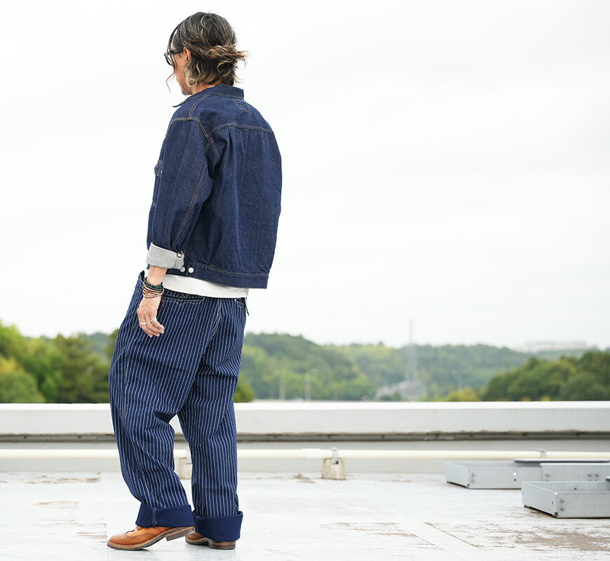 JELADO ジェラード ウォバッシュストライプ ワーク トラウザーズ パンツ Dugout Trousers Last Resort AG21322 【2026年春夏新作】