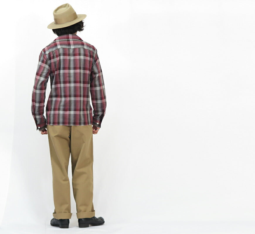 JELADO ジェラード 41 Khaki Chinohose LAST RESORT Brauner Tag Plain One-Wash AG94341A