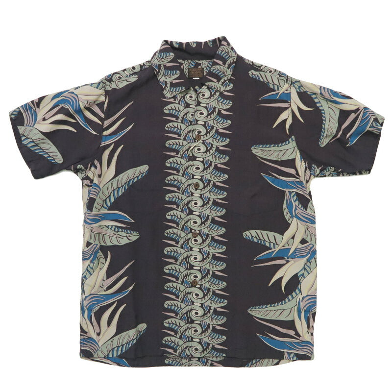 เดอลุกซ์แวร์ DELUXEWARE เสื้อเชิ้ตอโลฮาแขนสั้น เรยอน ฮาวายเอียน "BIRD OF PARADISE" AL-20S【คอลเลกชันฤดูใบไม้ผลิ/ฤดูร้อน 2026】