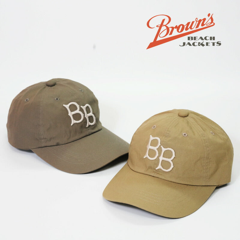 BROWN'S BEACH Brown's Beach Klasik Logo Topi Katun Twill BBJ-014 FULLCOUNT Fullcount