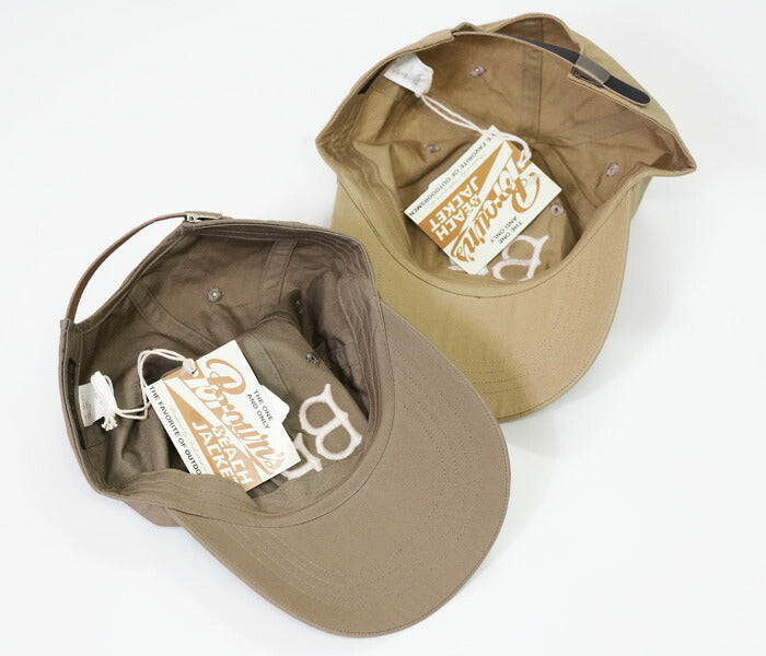 BROWN'S BEACH Brown's Beach Klasik Logo Topi Katun Twill BBJ-014 FULLCOUNT Fullcount