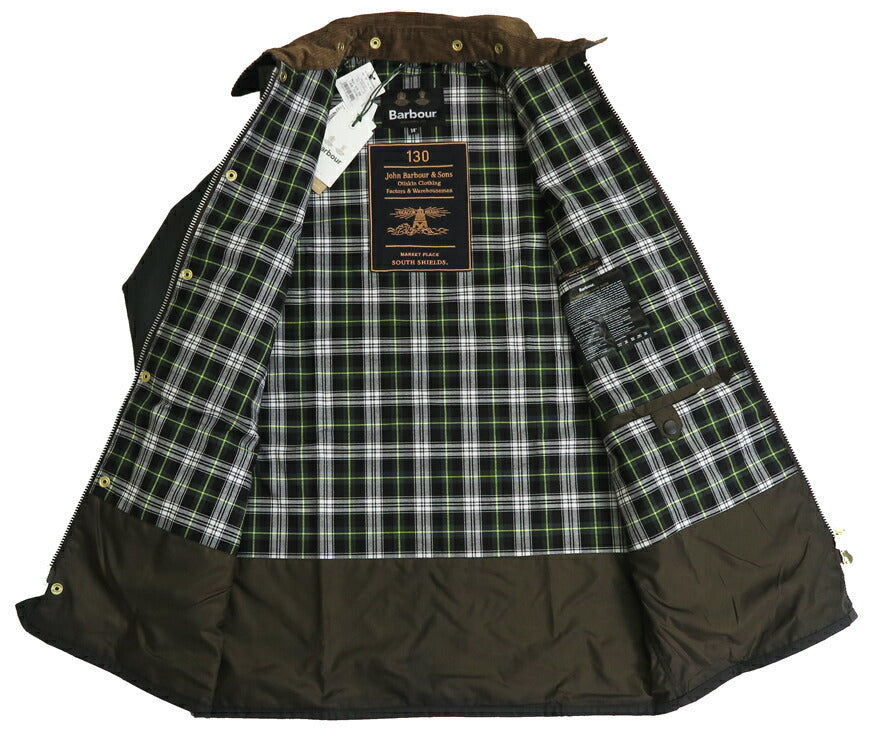 บาบัวร์ Barbour GAMEFAIR รุ่นฉลองครบรอบ 130 ปี แว็กซ์คอตตอน บลูซอน ความยาวกลาง บาร์บัวร์ 4955044 242MWX2365