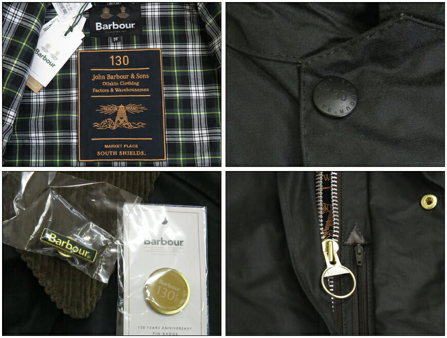 บาบัวร์ Barbour GAMEFAIR รุ่นฉลองครบรอบ 130 ปี แว็กซ์คอตตอน บลูซอน ความยาวกลาง บาร์บัวร์ 4955044 242MWX2365