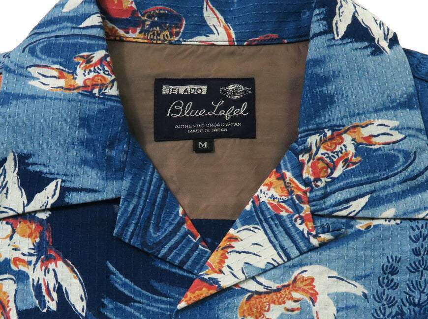 JELADO Short Sleeve Cotton Hawaiian Shirt HOLLYWOOD BL12104