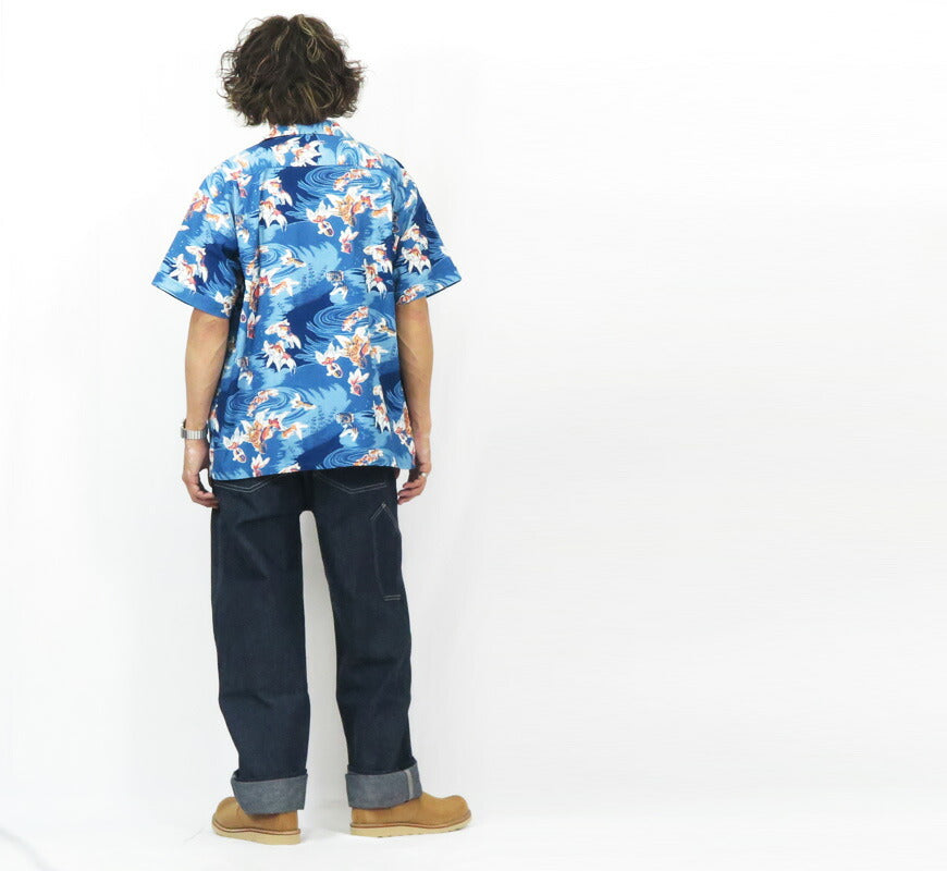 JELADO Short Sleeve Cotton Hawaiian Shirt HOLLYWOOD BL12104