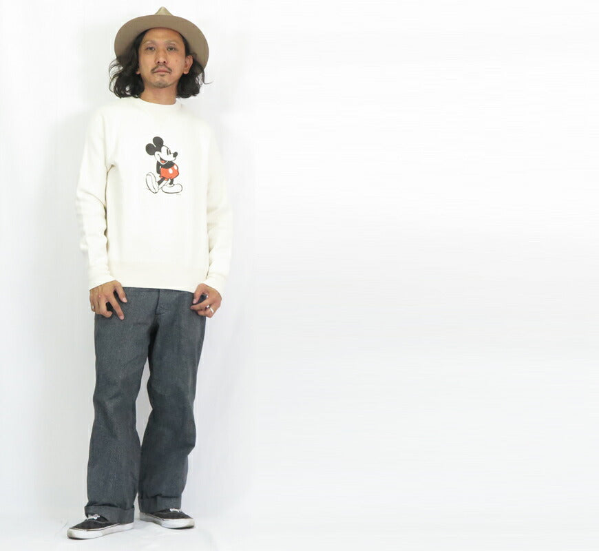 บาร์นส์ BARNS เสื้อสเวตแขนยาว COZUN คอวีคู่ สเวตเทรนเนอร์ พิมพ์ Mickey Mouse BR-24391