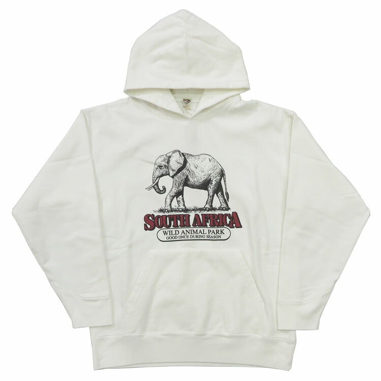 บาร์นส์ BARNS เสื้อฮู้ดแขนยาว ซีรีส์กีฬา พิมพ์ย้อมสีพิกเมนต์ "Wild Animal Park" BR-24446