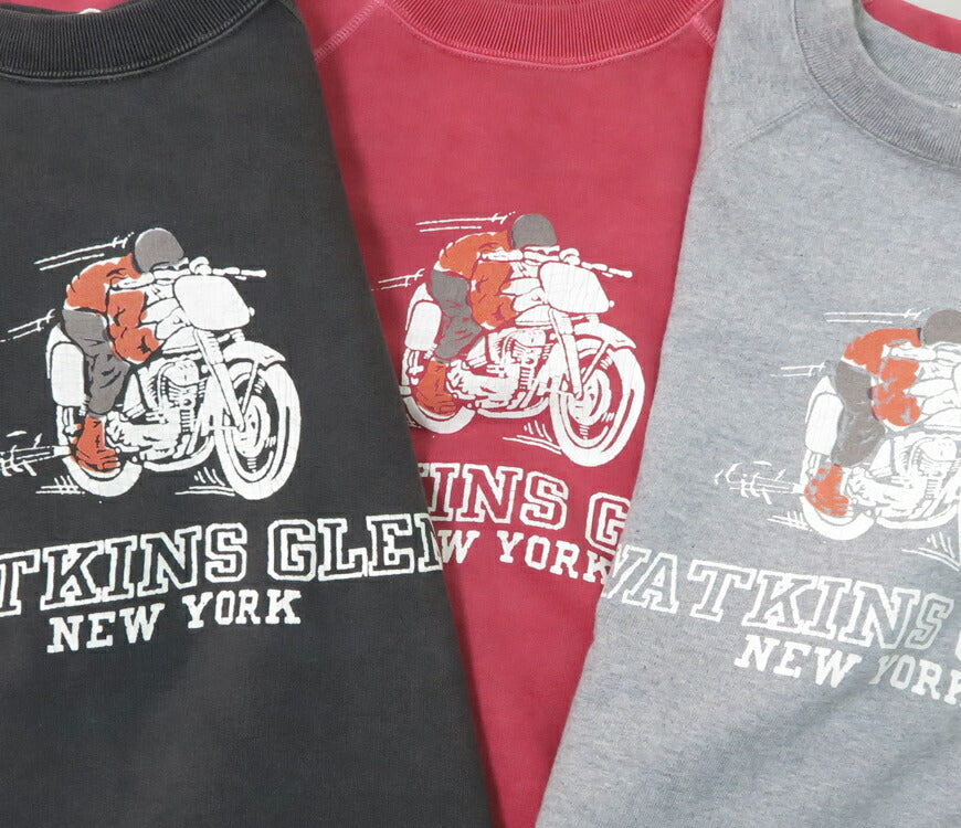 BARNS 90's Short Sleeve Crew Neck Sweatshirt WATKINS GLEN BR-25115