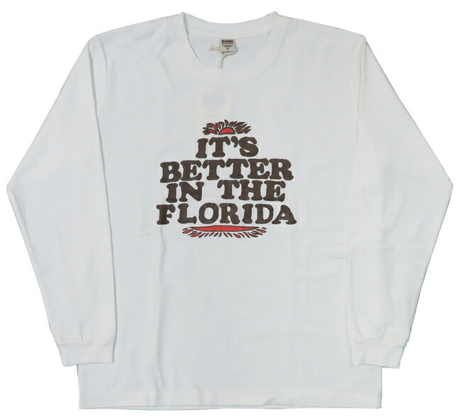 バーンズ BARNS 長袖 HOT-SHOT プリント Ｔシャツ IT'S BETTER BR-25122