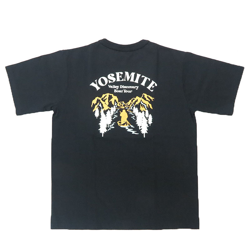 반즈 BARNS 터프넥 반소매 프린트 티셔츠 "YOSEMITE" 18/-OE Tough neck S/S Print T-shirt BR-25146