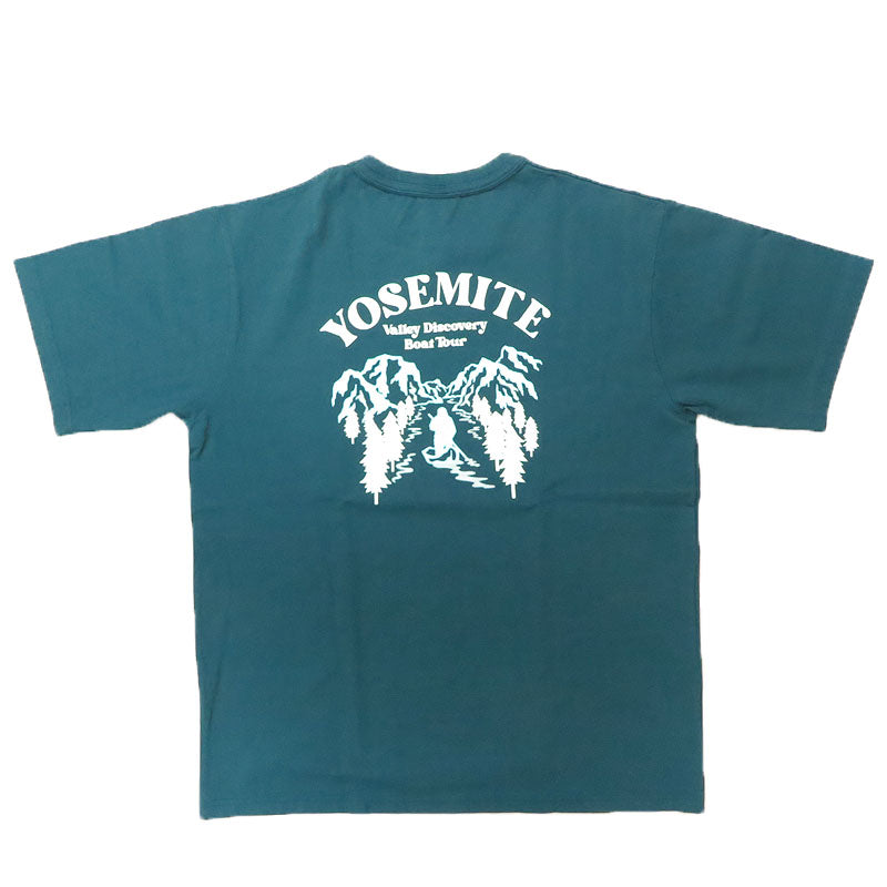 반즈 BARNS 터프넥 반소매 프린트 티셔츠 "YOSEMITE" 18/-OE Tough neck S/S Print T-shirt BR-25146