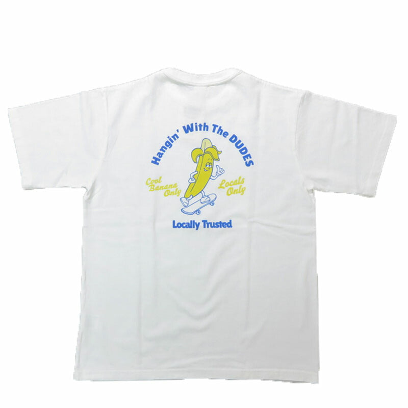 バーンズ BARNS タフネック 半袖 プリント Tシャツ"BANANA BOY" 18/-OE Tough neck S/S Print T-shirt　BR-25147